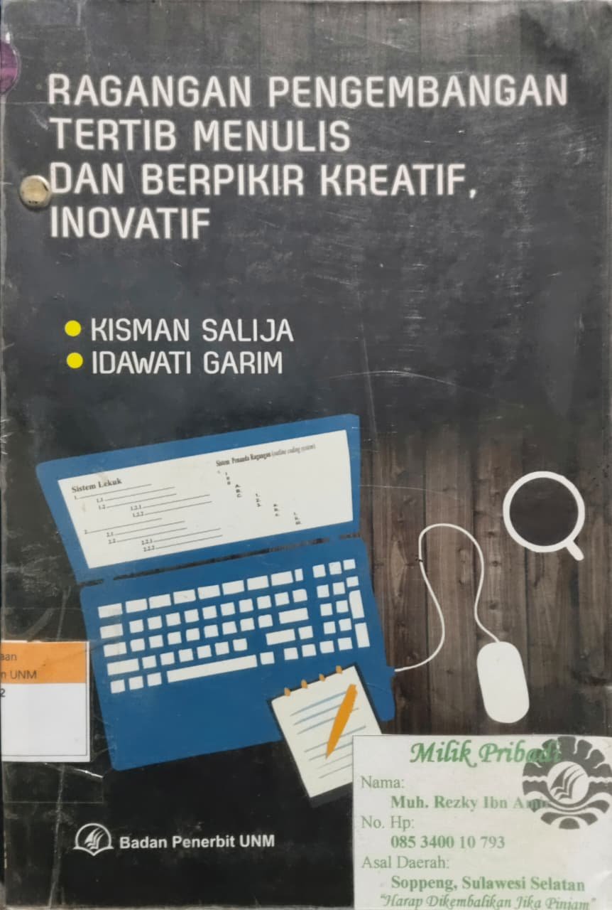 Ragangan Pengembangan Tertib Menulis dan Berfikir Kreatif, Inovatif