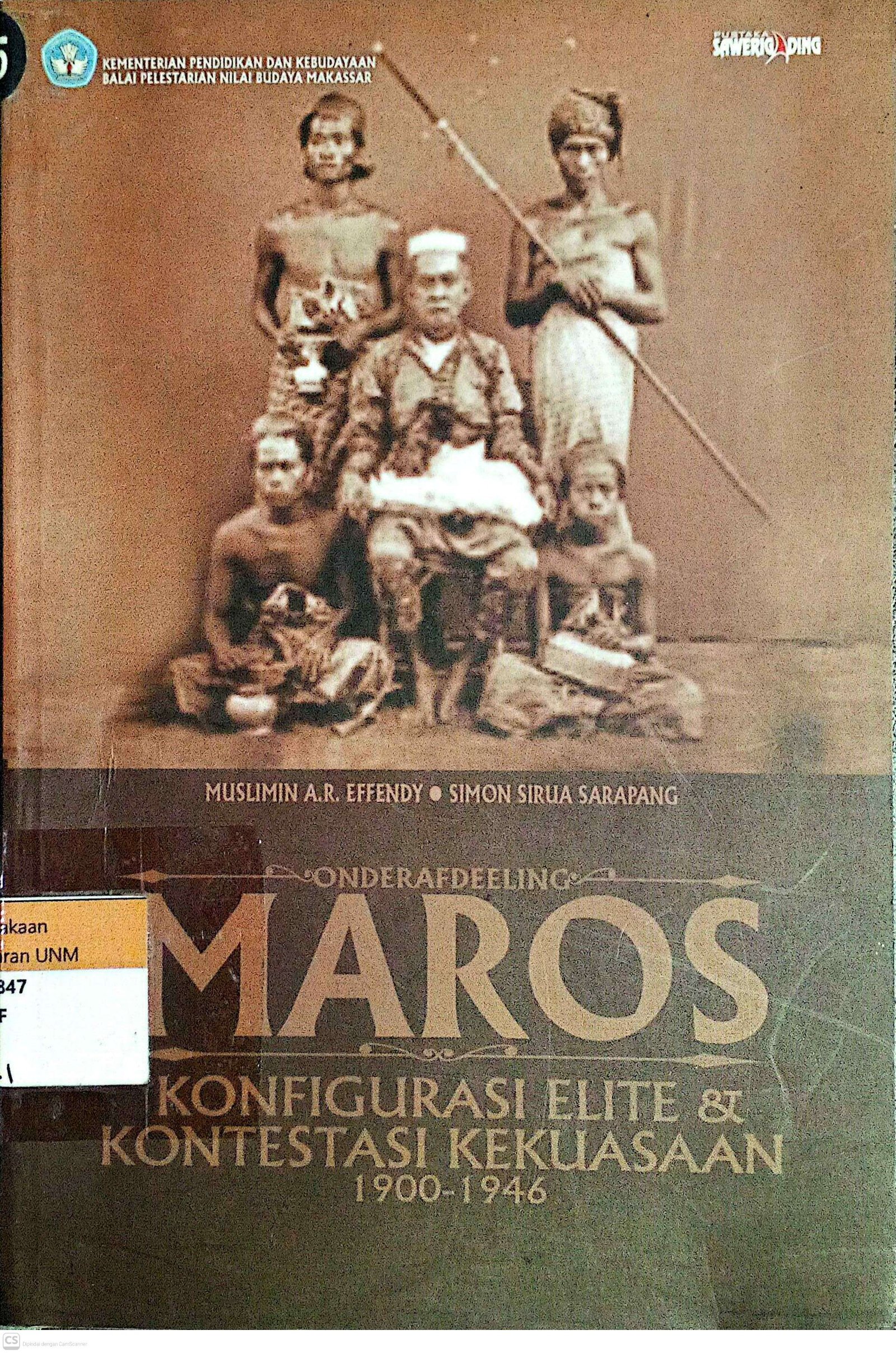 Maros, Kongfigurasi Elite & Kontestasi Kekuasaan 1900-1946