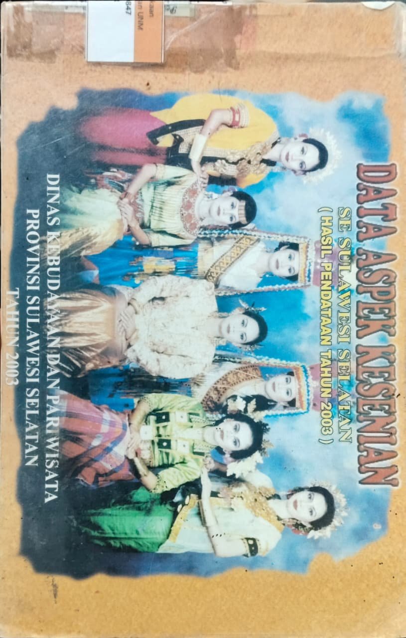 Data Aspek Kesenian Se Sulawesi Selatan (Hasil Pendataan Tahun 2003)